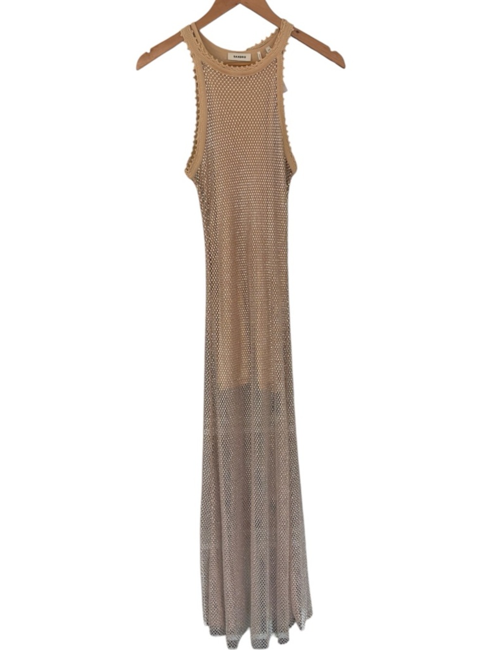 Sandro Hollywood Crystal Mesh Dress - Picture 4 of 7